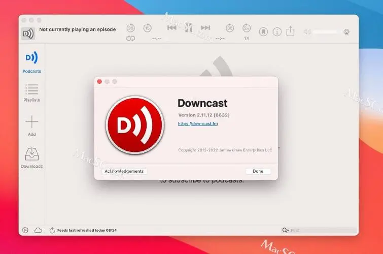 Downcast 2.9.38 Podcast订阅工具