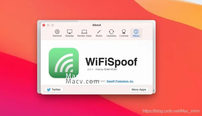 WiFiSpoof 3.4.3 MAC地址修改工具